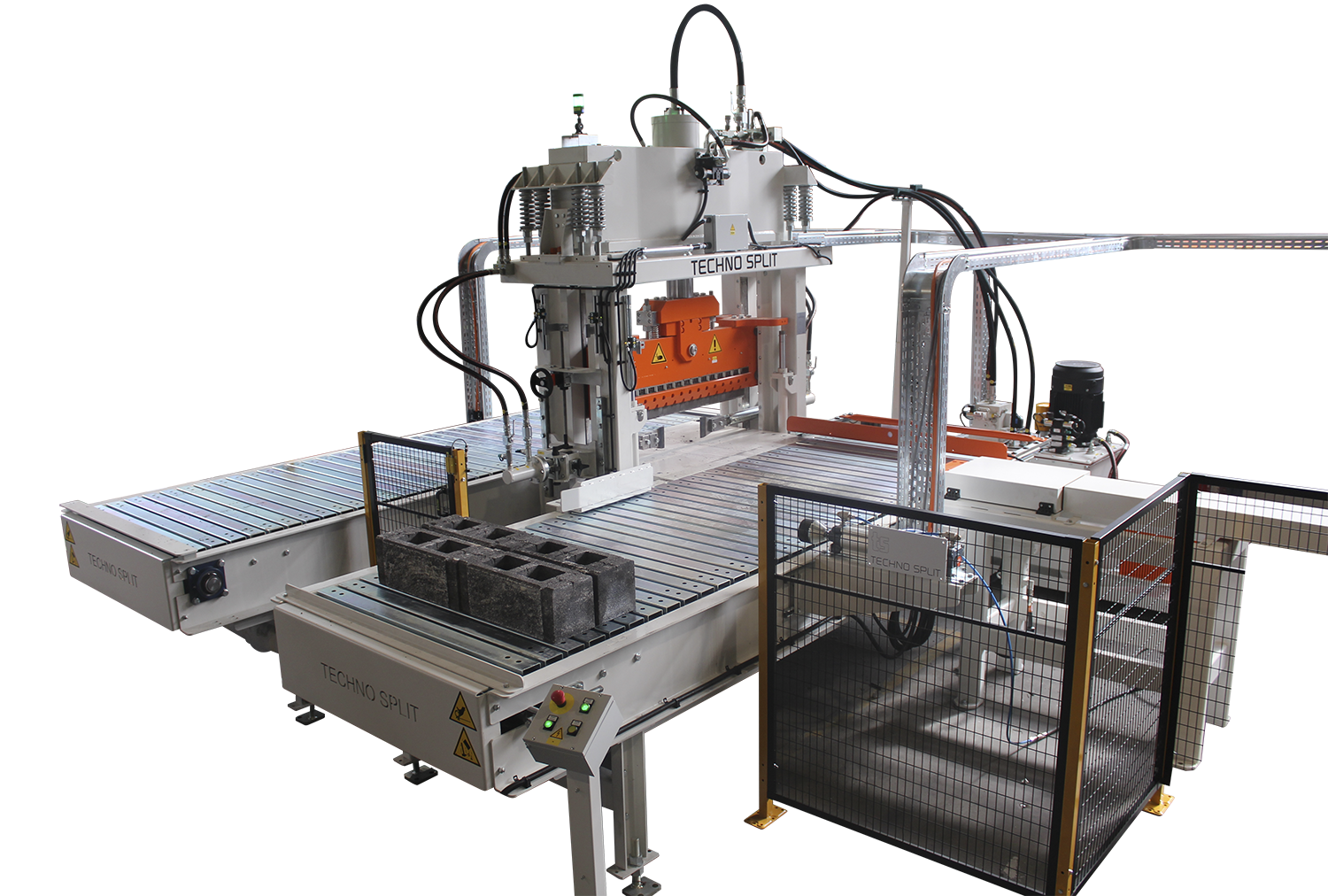 Automatic concrete block splitting line TS 120/40 120T – Model KOSOVO 2026